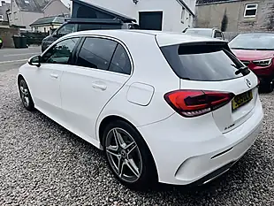 Used 2019 Mercedes-Benz a Class AMG Line White - Interior and Exterior details 3