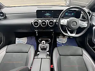 Used 2019 Mercedes-Benz a Class AMG Line White - Interior and Exterior details 6