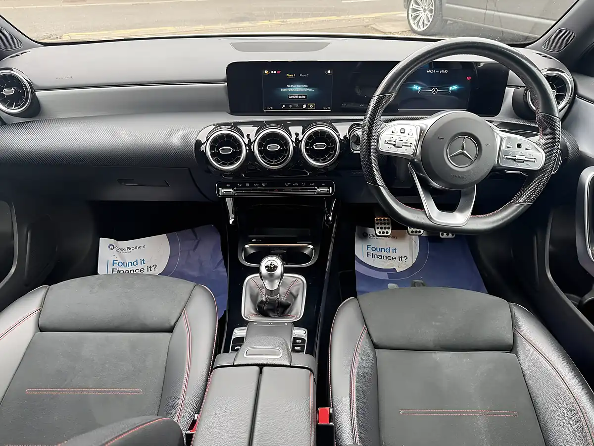 Used 2019 Mercedes-Benz a Class AMG Line White - Interior and Exterior details 6