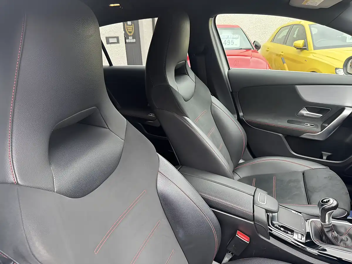 Used 2019 Mercedes-Benz a Class AMG Line White - Interior and Exterior details 8