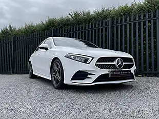 Used 2019 Mercedes-Benz a Class AMG Line White - Interior and Exterior details 11