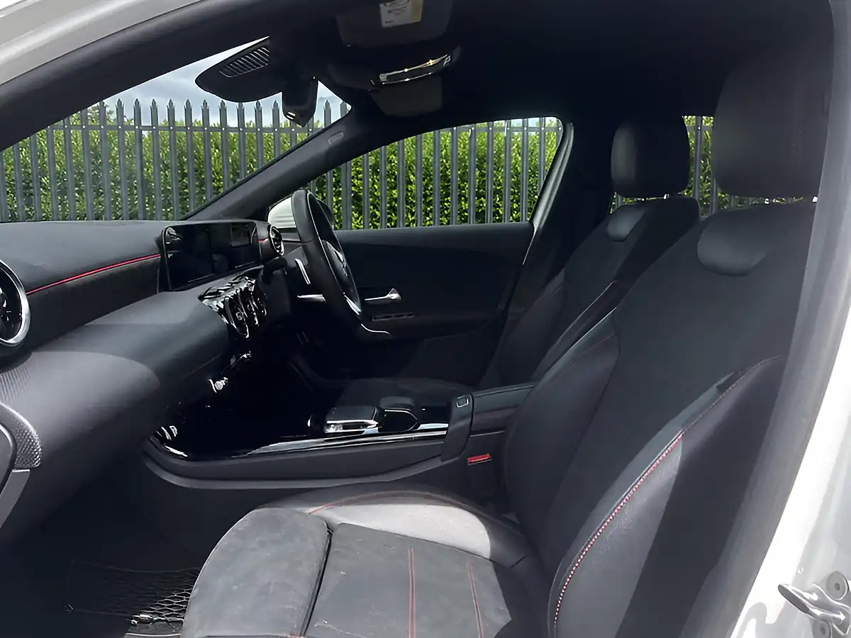 Used 2019 Mercedes-Benz a Class AMG Line White - Interior and Exterior details 16