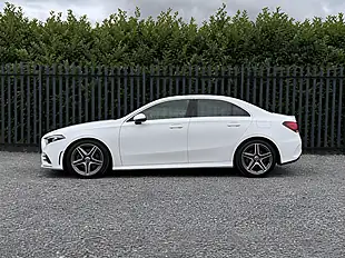 Used 2019 Mercedes-Benz a Class AMG Line White - Interior and Exterior details 3
