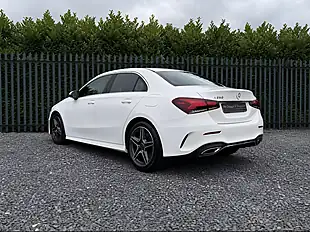 Used 2019 Mercedes-Benz a Class AMG Line White - Interior and Exterior details 4