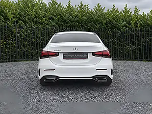 Used 2019 Mercedes-Benz a Class AMG Line White - Interior and Exterior details 5