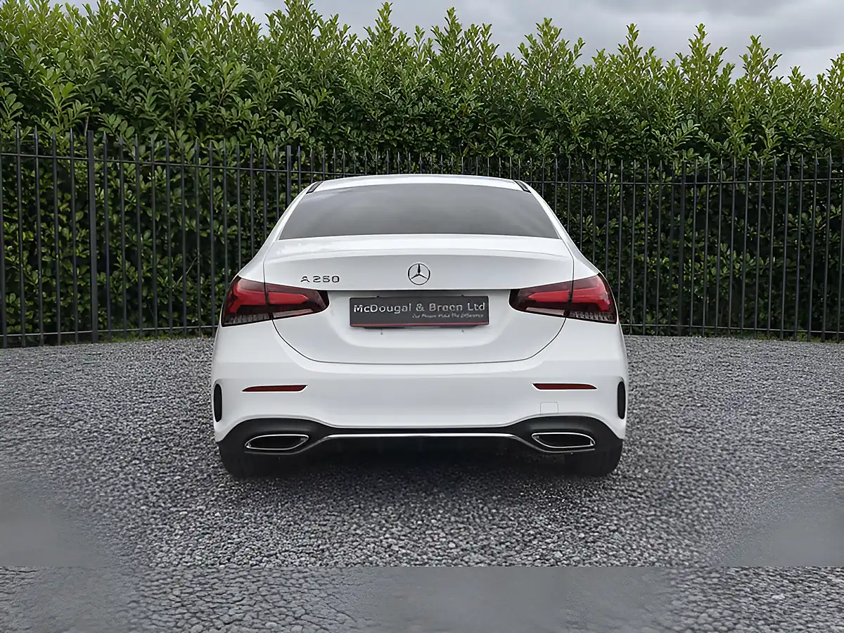 Used 2019 Mercedes-Benz a Class AMG Line White - Interior and Exterior details 5