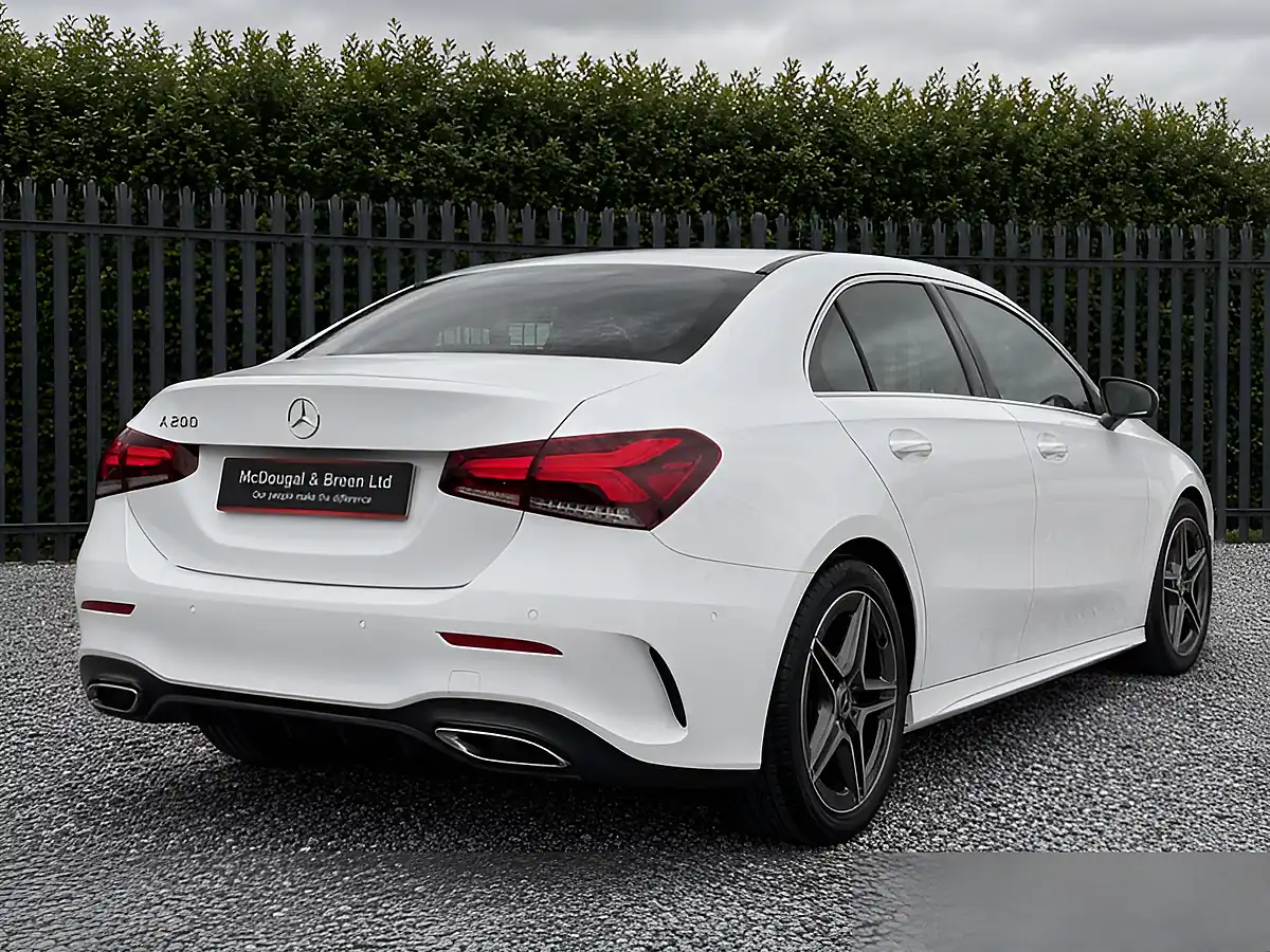 Used 2019 Mercedes-Benz a Class AMG Line White - Interior and Exterior details 6