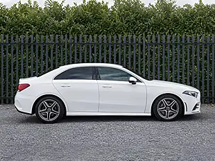 Used 2019 Mercedes-Benz a Class AMG Line White - Interior and Exterior details 7
