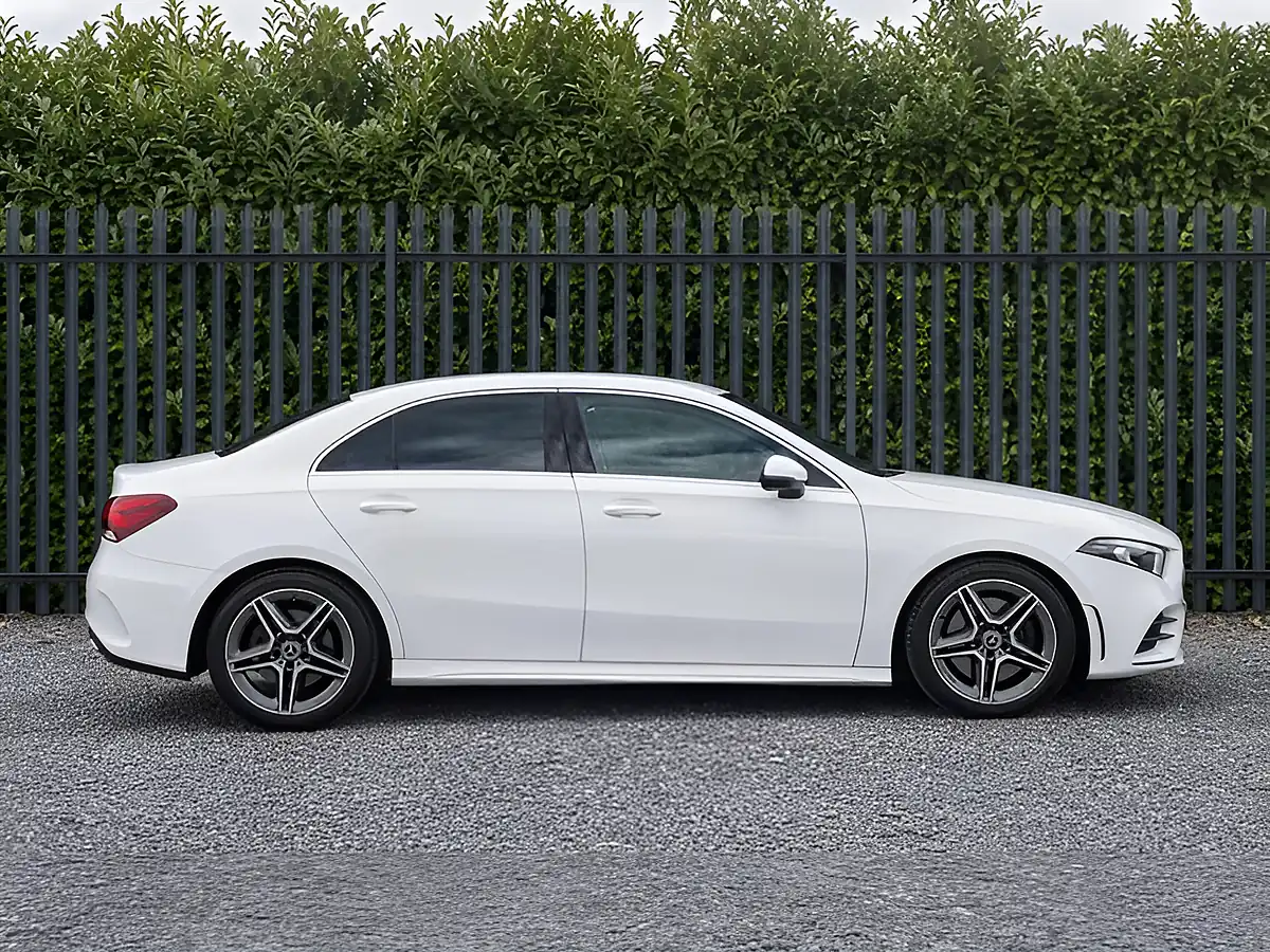 Used 2019 Mercedes-Benz a Class AMG Line White - Interior and Exterior details 7