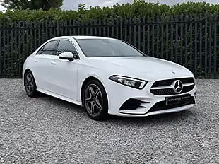Used 2019 Mercedes-Benz a Class AMG Line White - Interior and Exterior details 8