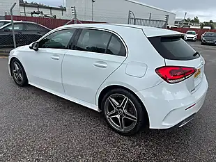 Used 2019 Mercedes-Benz a-Class AMG Line White - Interior and Exterior details 10