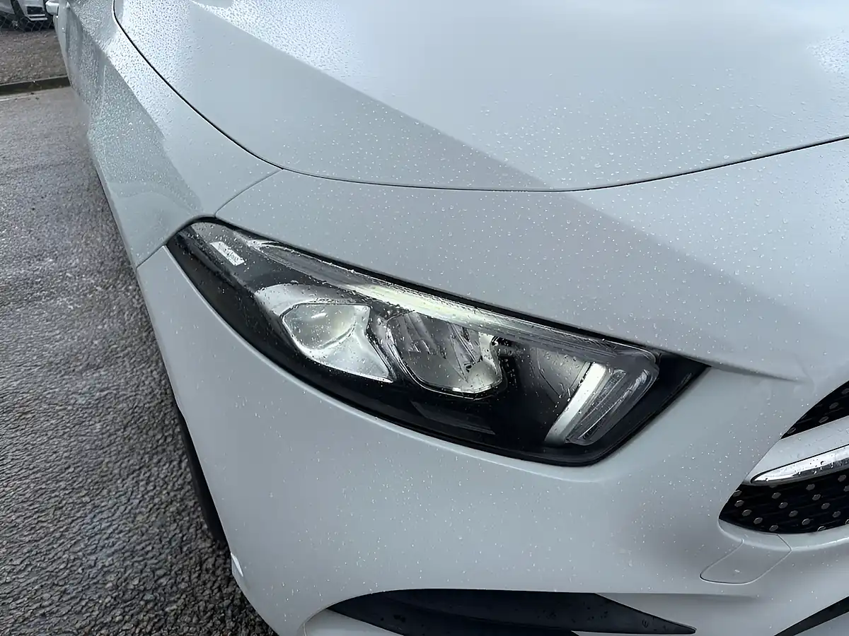 Used 2019 Mercedes-Benz a-Class AMG Line White - Interior and Exterior details 12