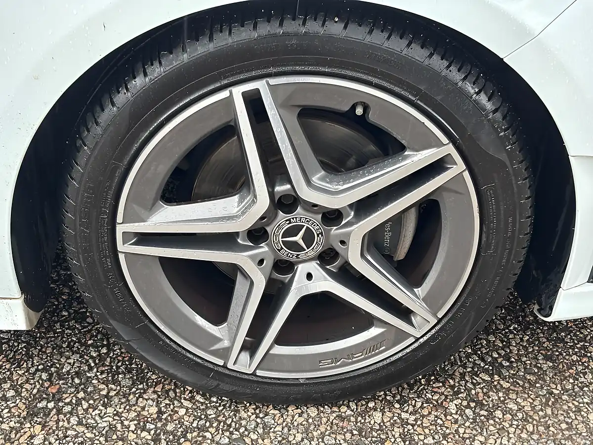 Used 2019 Mercedes-Benz a-Class AMG Line White - Interior and Exterior details 13
