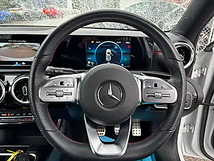 Used 2019 Mercedes-Benz a-Class AMG Line White - Interior and Exterior details 15