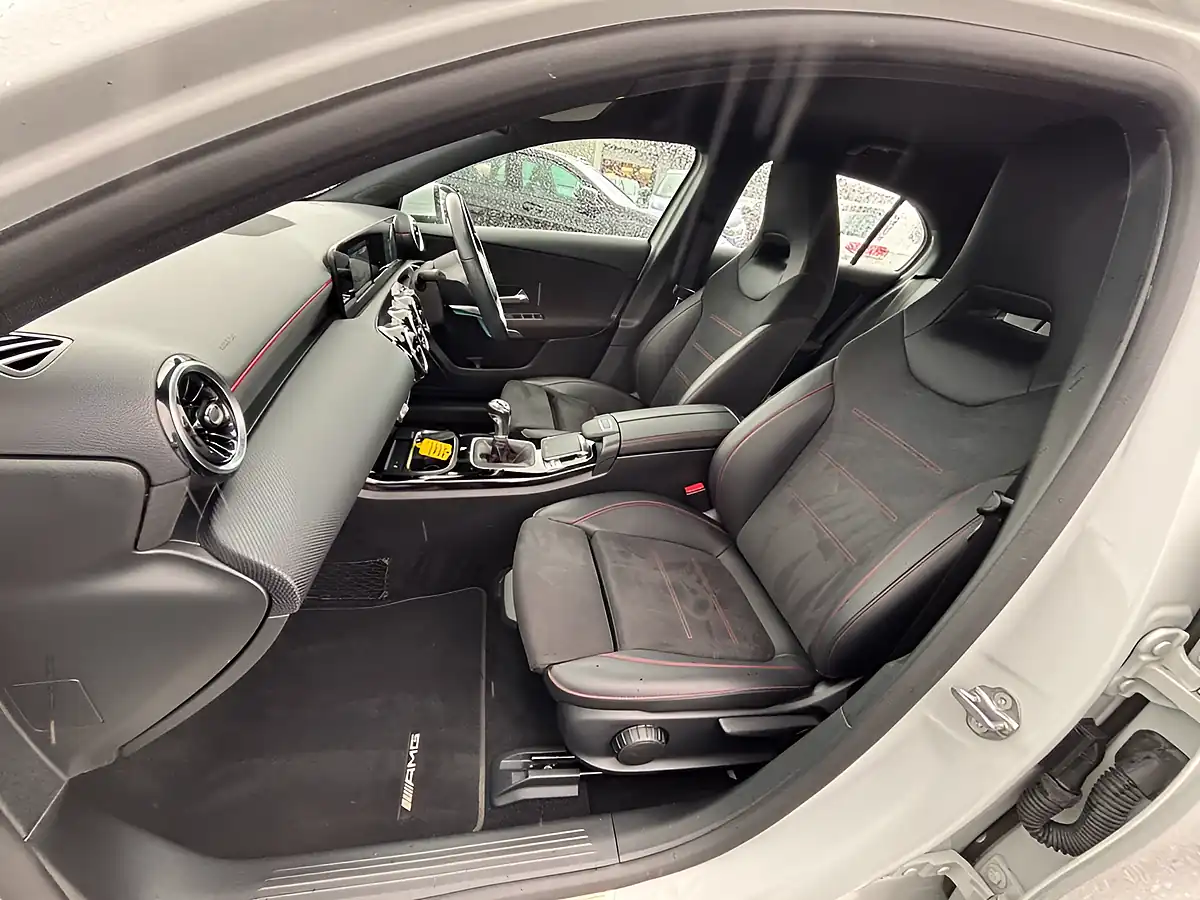 Used 2019 Mercedes-Benz a-Class AMG Line White - Interior and Exterior details 19