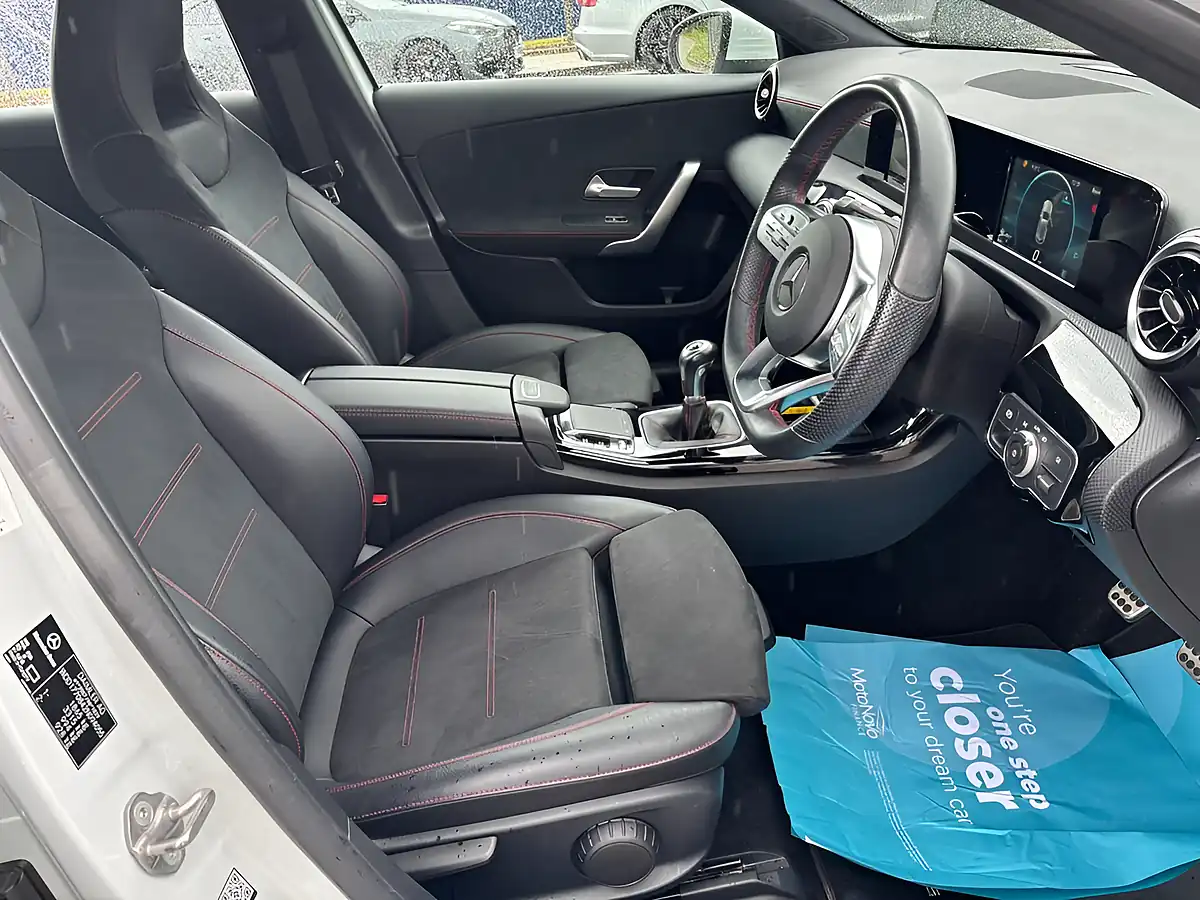 Used 2019 Mercedes-Benz a-Class AMG Line White - Interior and Exterior details 3