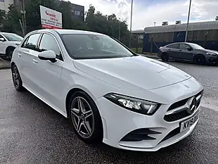 Used 2019 Mercedes-Benz a-Class AMG Line White - Interior and Exterior details 5