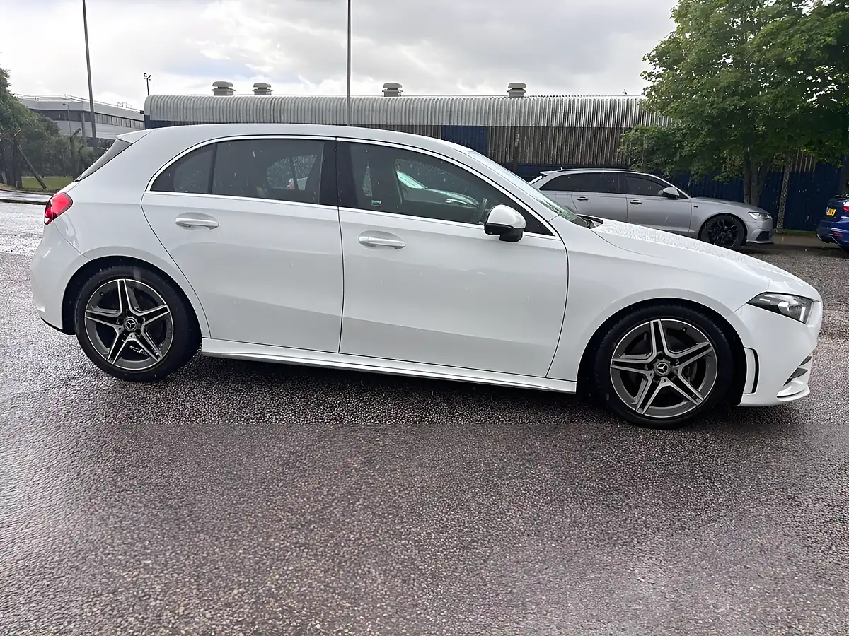 Used 2019 Mercedes-Benz a-Class AMG Line White - Interior and Exterior details 7