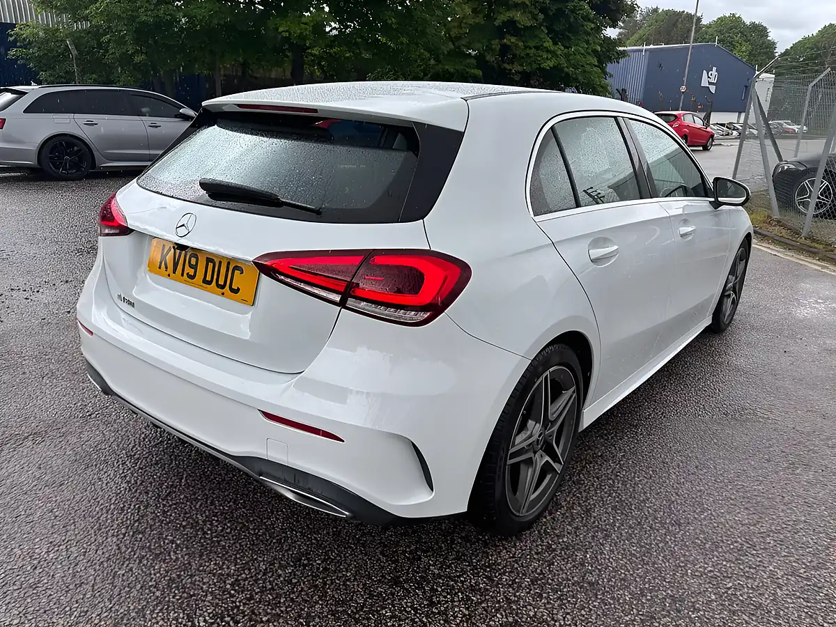 Used 2019 Mercedes-Benz a-Class AMG Line White - Interior and Exterior details 9