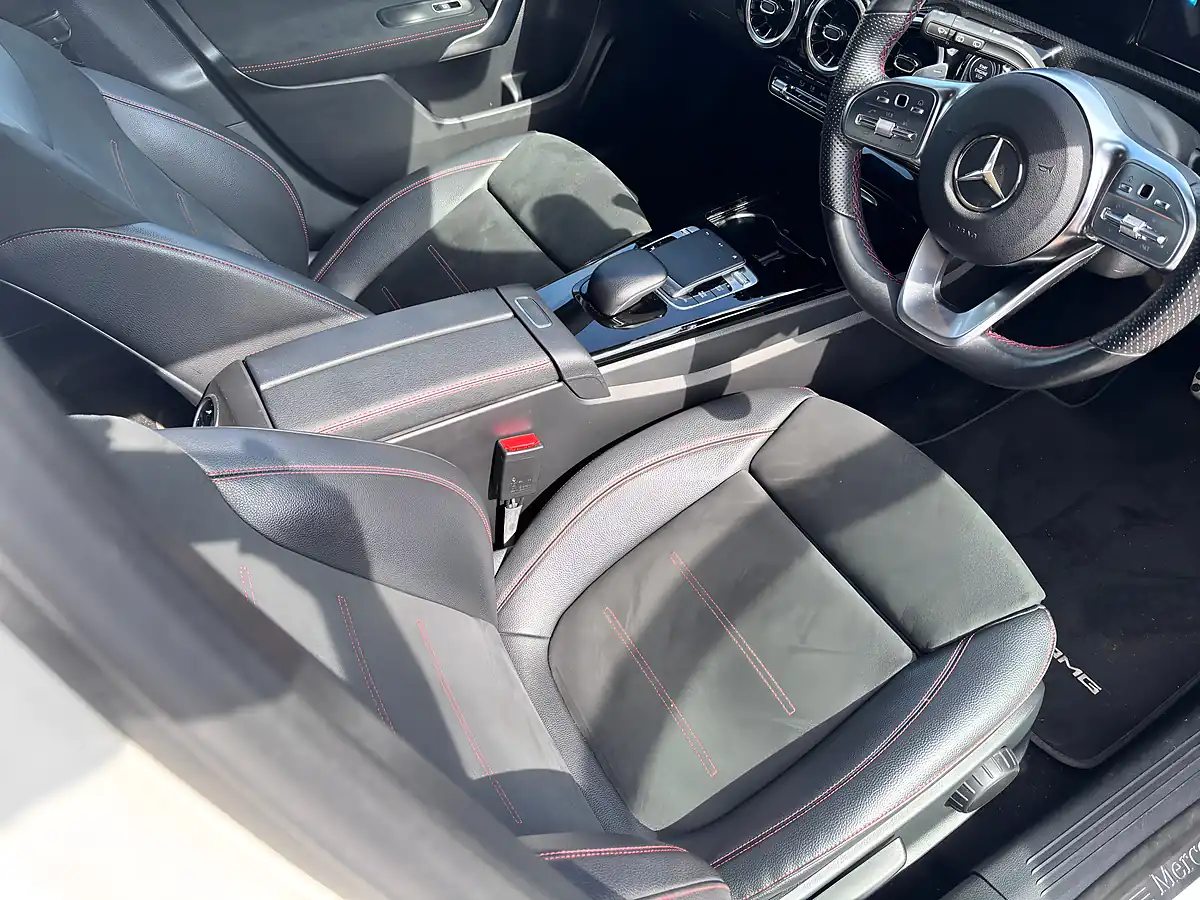 Used 2019 Mercedes-Benz a Class AMG Line White - Interior and Exterior details 15
