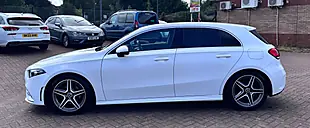 Used 2019 Mercedes-Benz a Class AMG Line White - Interior and Exterior details 4