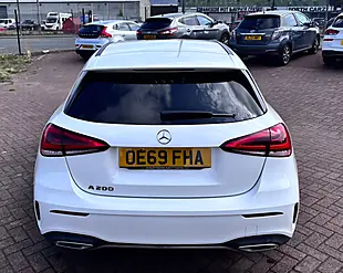 Used 2019 Mercedes-Benz a Class AMG Line White - Interior and Exterior details 6