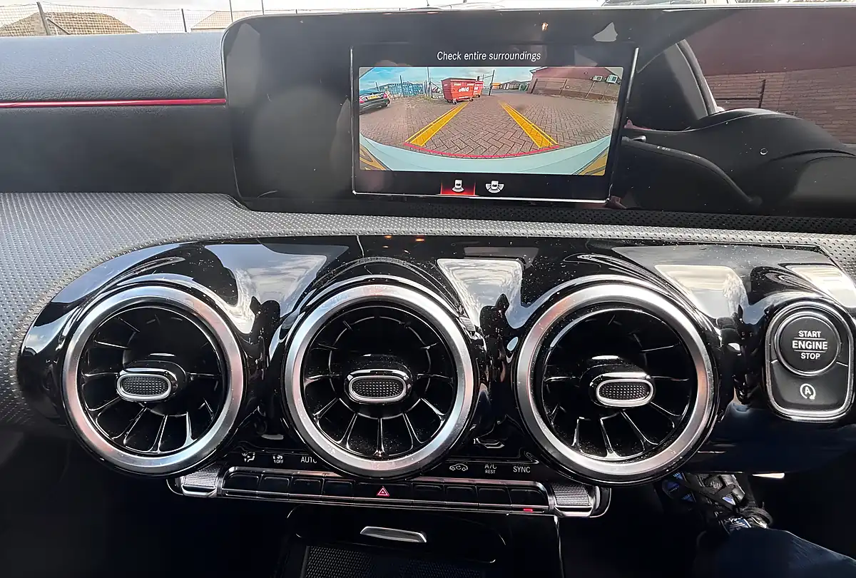 Used 2019 Mercedes-Benz a Class AMG Line White - Interior and Exterior details 8