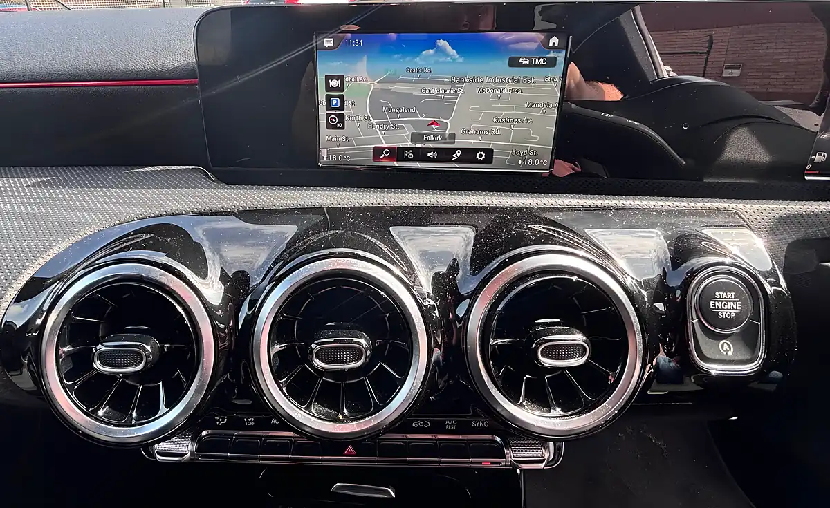 Used 2019 Mercedes-Benz a Class AMG Line White - Interior and Exterior details 9