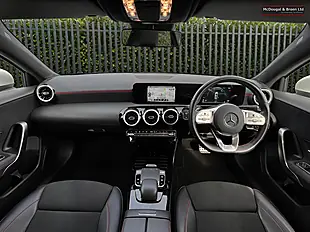 Used 2019 Mercedes-Benz a Class AMG Line White - Interior and Exterior details 11