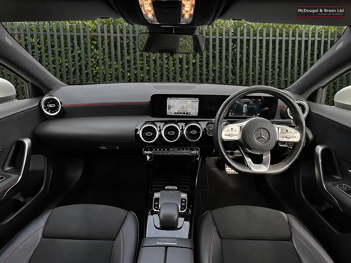 Used 2019 Mercedes-Benz a Class AMG Line White - Interior and Exterior details 11