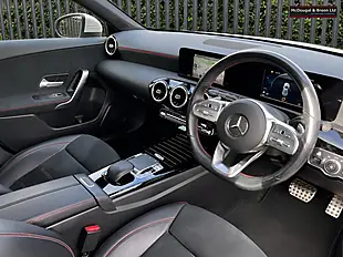 Used 2019 Mercedes-Benz a Class AMG Line White - Interior and Exterior details 12