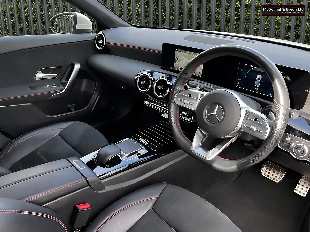 Used 2019 Mercedes-Benz a Class AMG Line White - Interior and Exterior details 12