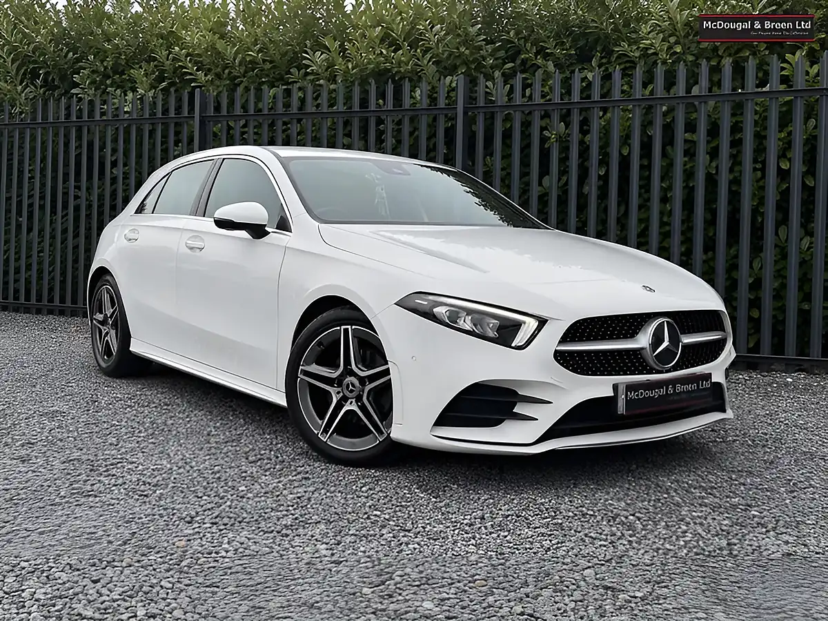 Used 2019 Mercedes-Benz a Class AMG Line White - Interior and Exterior details 3