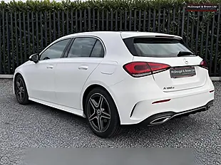 Used 2019 Mercedes-Benz a Class AMG Line White - Interior and Exterior details 6