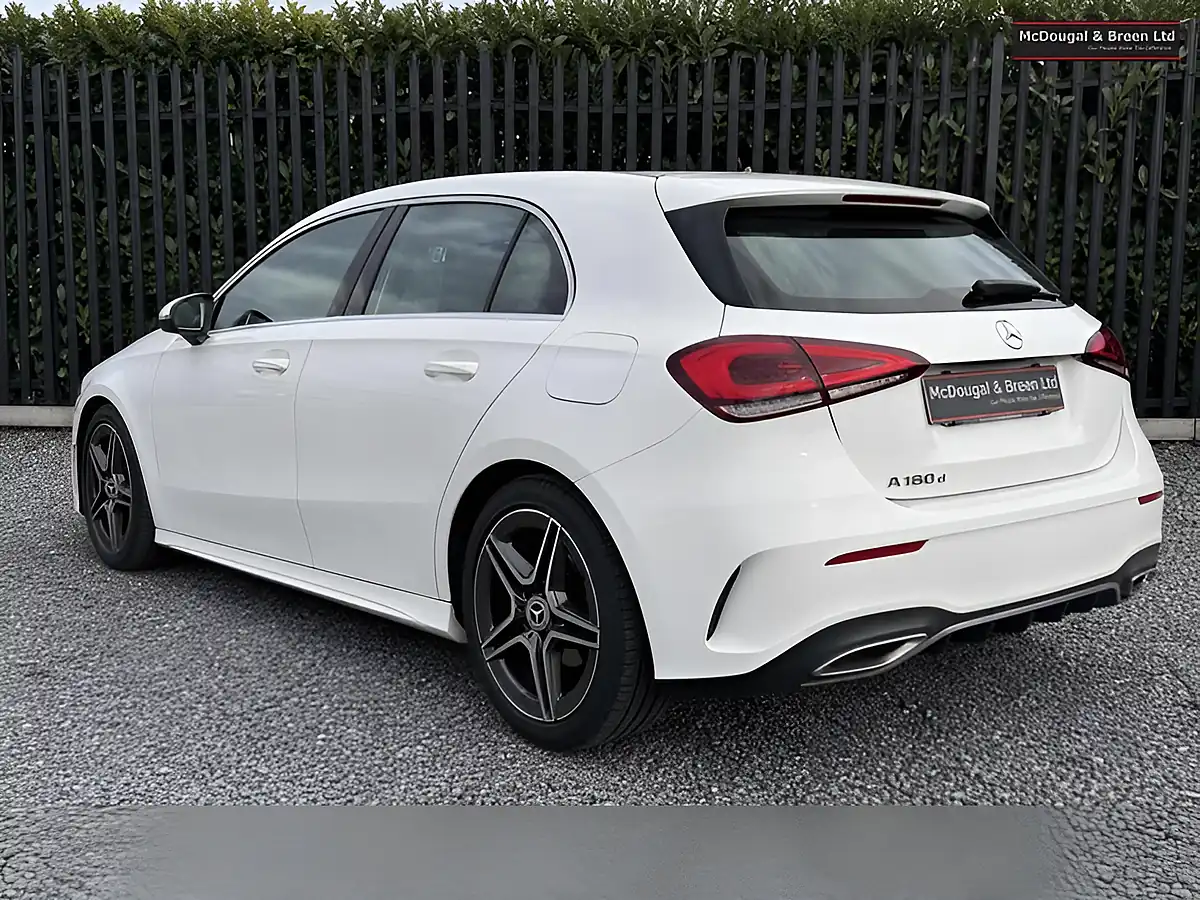 Used 2019 Mercedes-Benz a Class AMG Line White - Interior and Exterior details 6