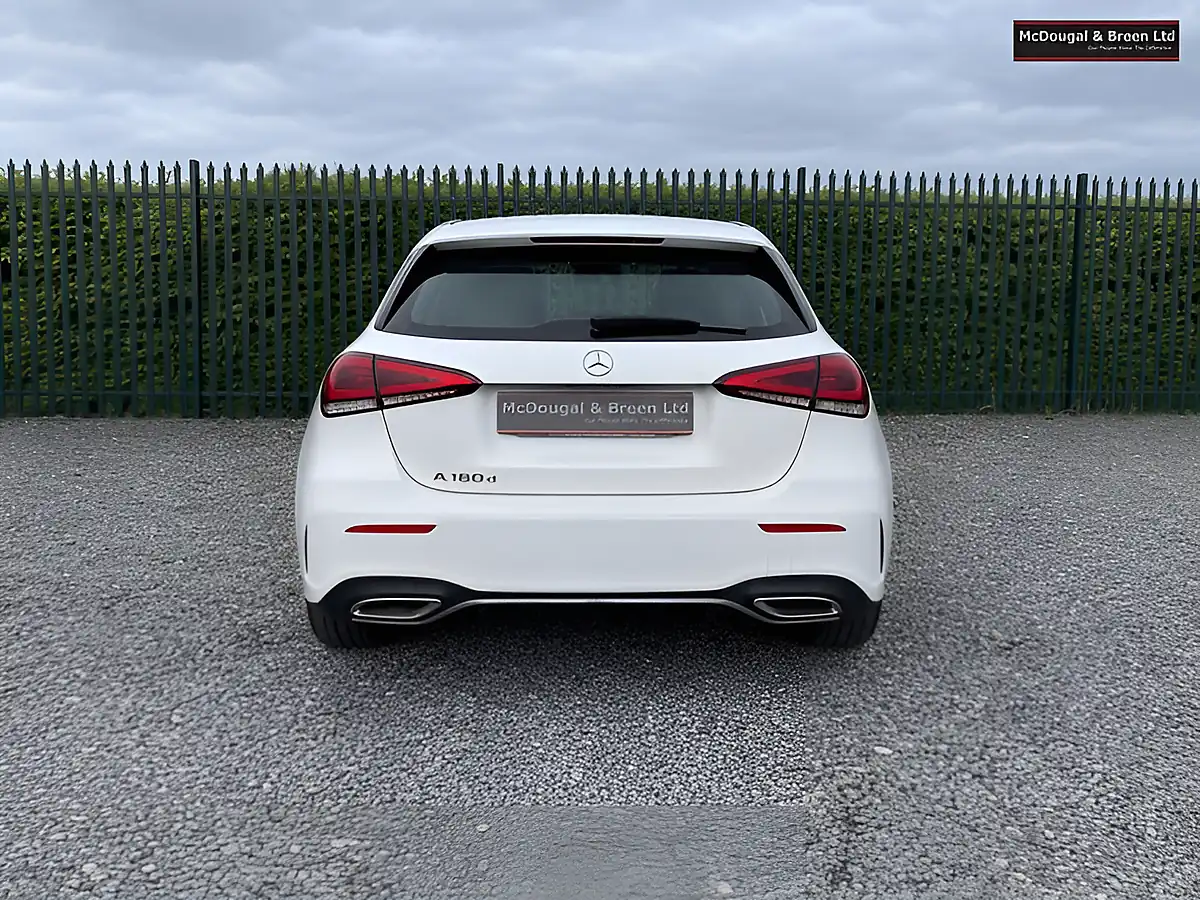 Used 2019 Mercedes-Benz a Class AMG Line White - Interior and Exterior details 7