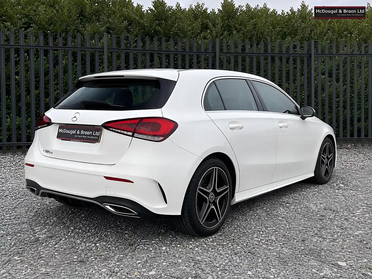 Used 2019 Mercedes-Benz a Class AMG Line White - Interior and Exterior details 8