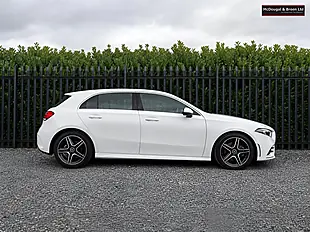 Used 2019 Mercedes-Benz a Class AMG Line White - Interior and Exterior details 9