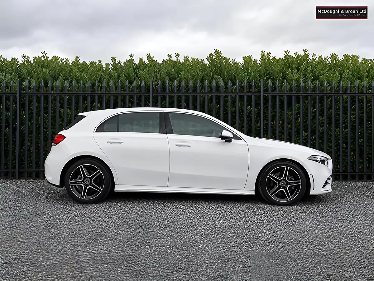 Used 2019 Mercedes-Benz a Class AMG Line White - Interior and Exterior details 9