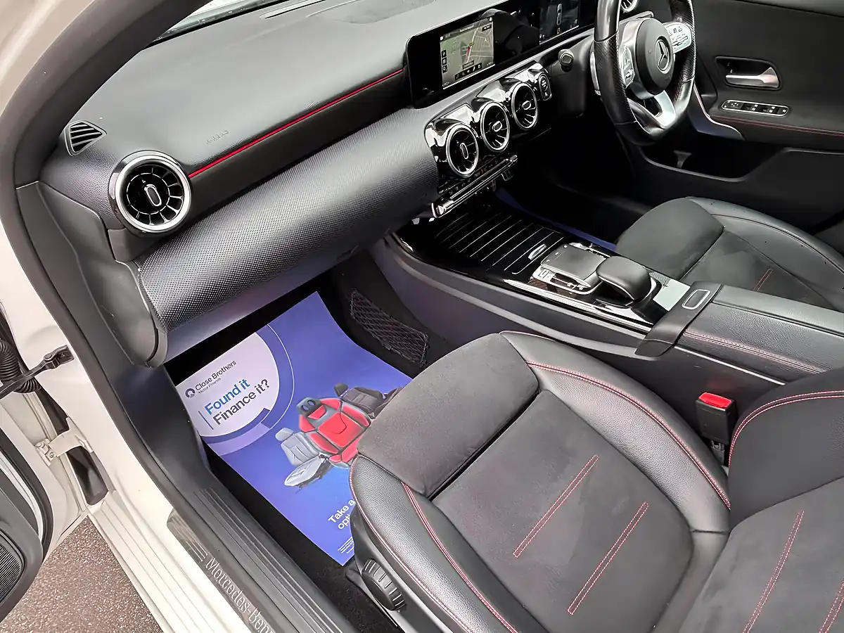 Used 2019 Mercedes-Benz a Class AMG Line White - Interior and Exterior details 15