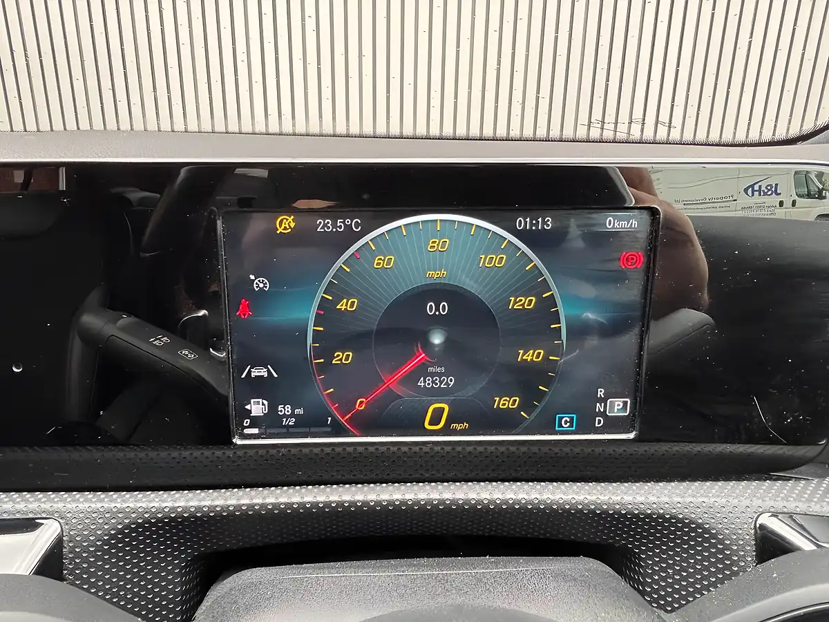 Used 2019 Mercedes-Benz a Class AMG Line White - Interior and Exterior details 16