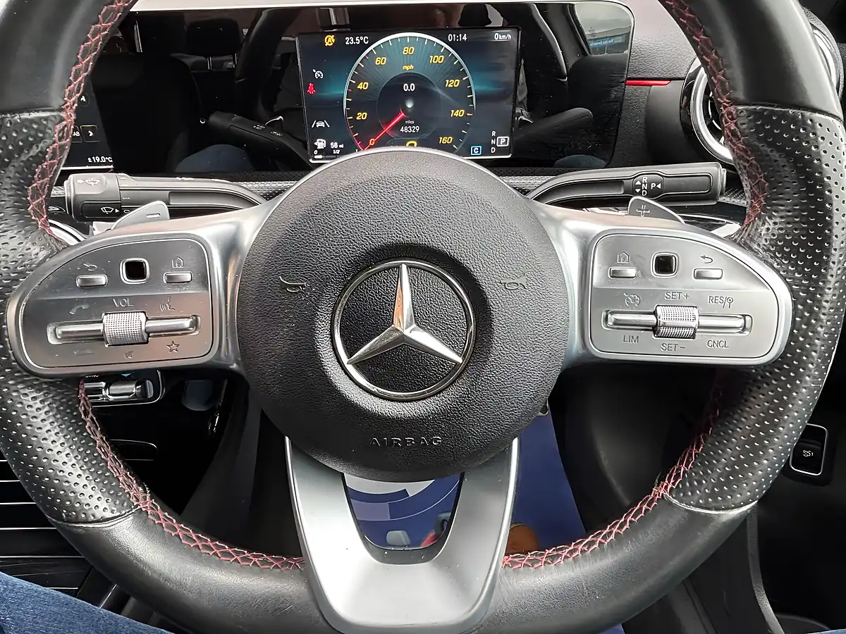 Used 2019 Mercedes-Benz a Class AMG Line White - Interior and Exterior details 18