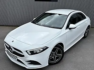 Used 2019 Mercedes-Benz a Class AMG Line White - Interior and Exterior details 2
