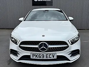 Used 2019 Mercedes-Benz a Class AMG Line White - Interior and Exterior details 3