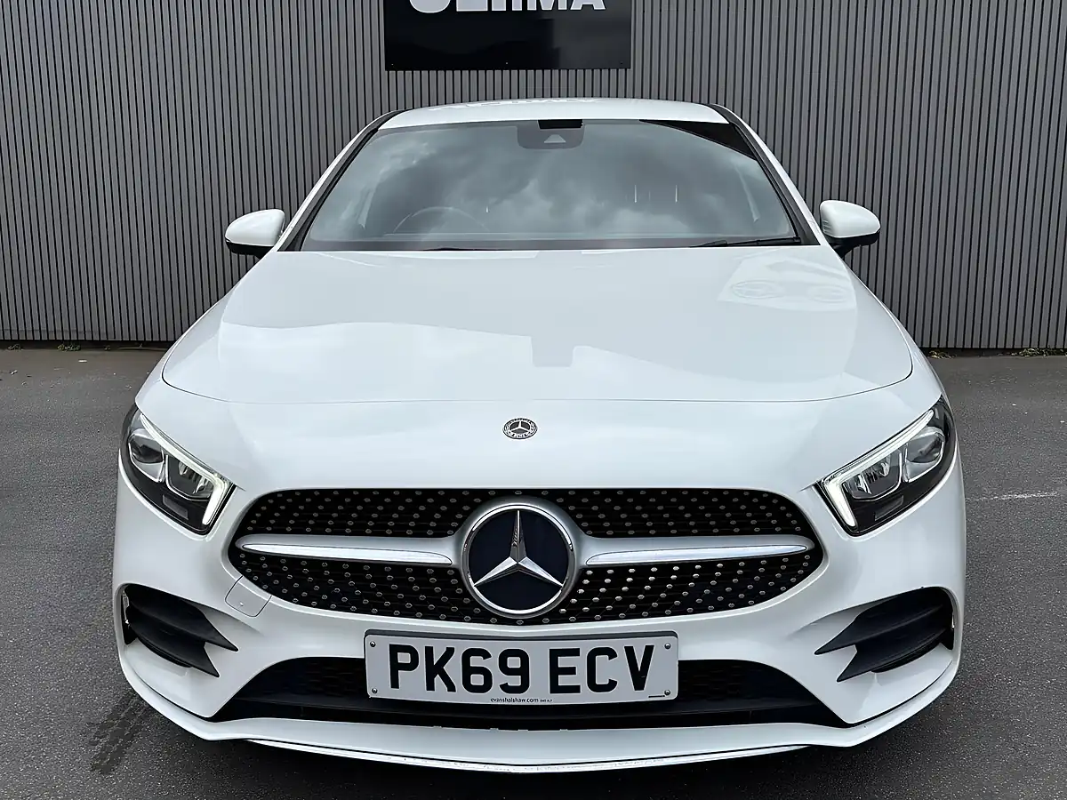 Used 2019 Mercedes-Benz a Class AMG Line White - Interior and Exterior details 3