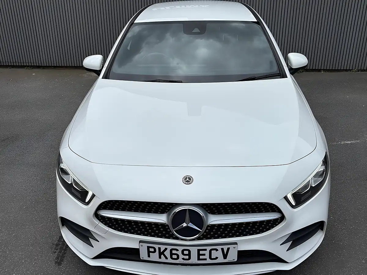 Used 2019 Mercedes-Benz a Class AMG Line White - Interior and Exterior details 4