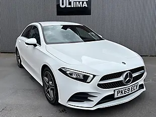 Used 2019 Mercedes-Benz a Class AMG Line White - Interior and Exterior details 5