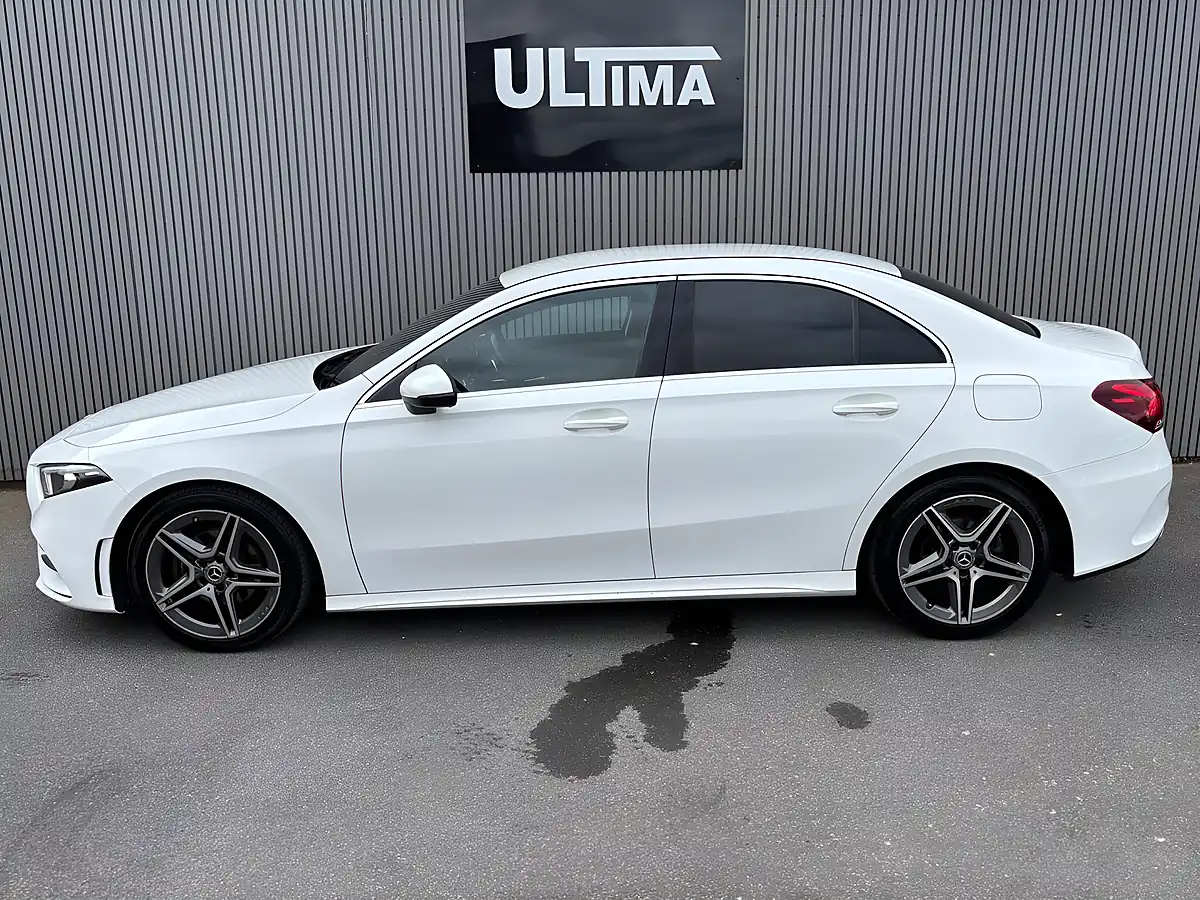 Used 2019 Mercedes-Benz a Class AMG Line White - Interior and Exterior details 7