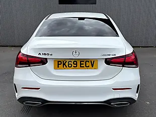Used 2019 Mercedes-Benz a Class AMG Line White - Interior and Exterior details 8