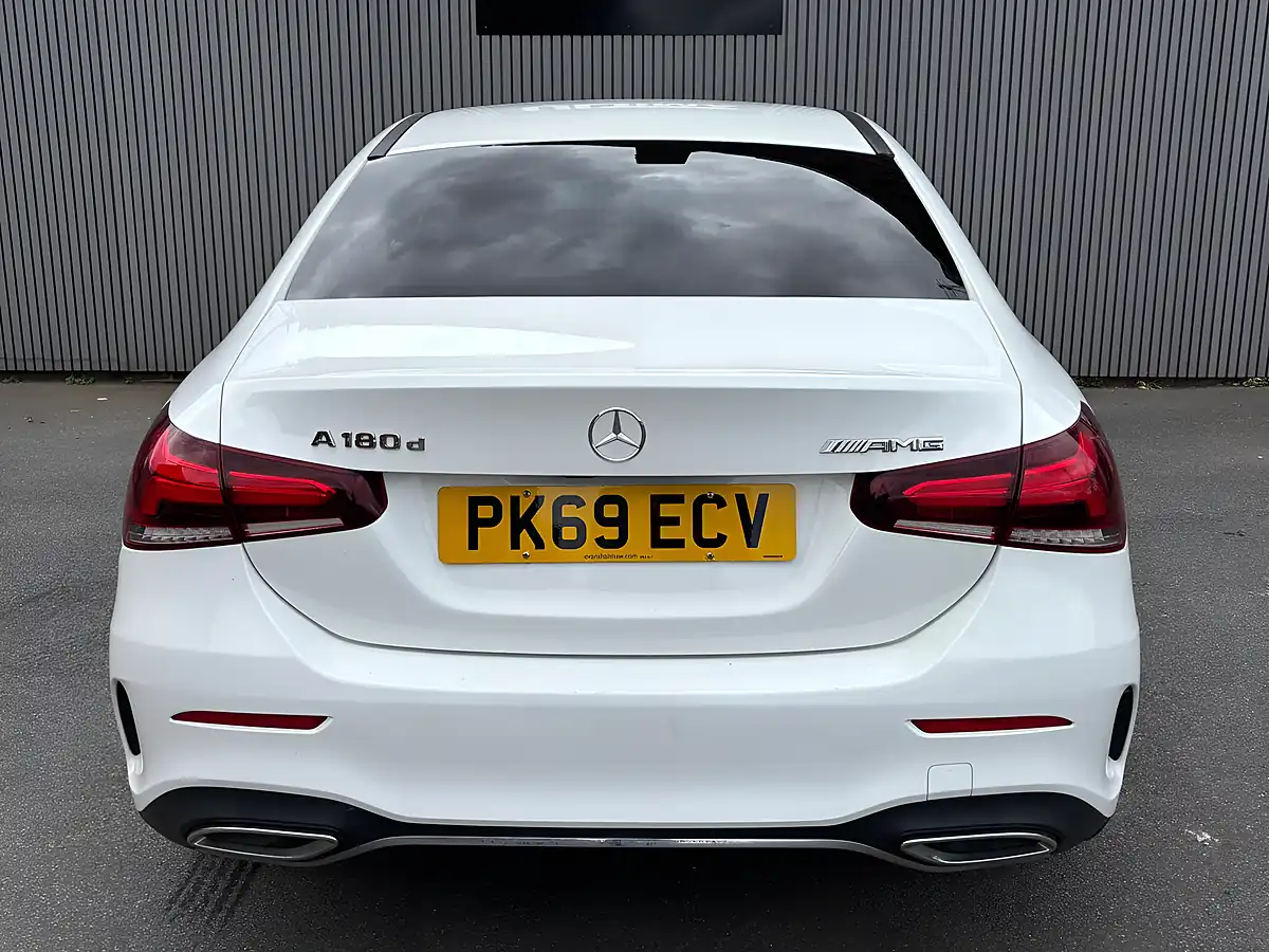 Used 2019 Mercedes-Benz a Class AMG Line White - Interior and Exterior details 8